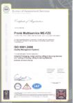 pronk multiservice dubai is an iso certified company