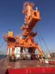 Ship loader lashing with 16mm steel wire rope BBC (3)