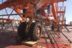 Ship loader lashing with 16mm steel wire rope